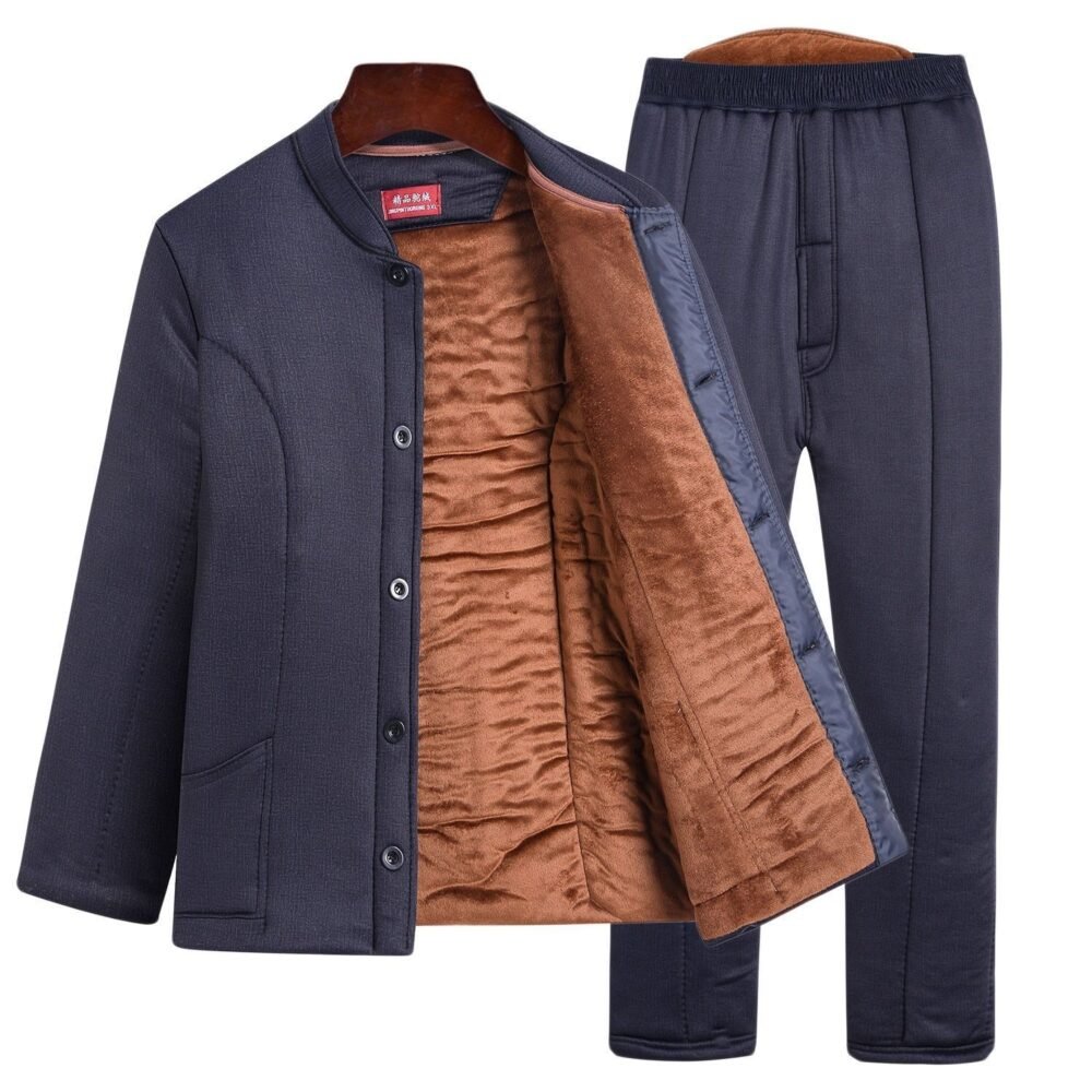 Loose Fitting Cotton Coat For Middleaged And Older Adults
