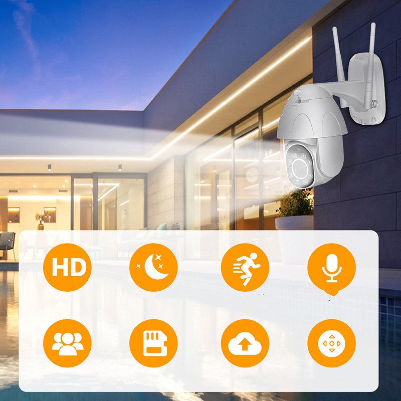 Outdoor waterproof graffiti surveillance camera