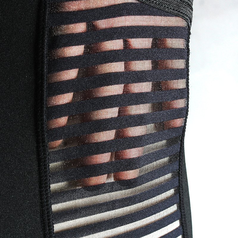 Yoga Pants Mesh Stitching Cross-border Fitness Pants
