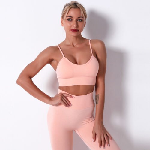 Explosive Sports Suit Fitness Seamless Women'S Spot Yoga Women'S Summer Yoga Pants New Pants