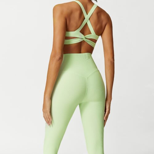 Sports Underwear Yoga Pants Loose Drawstring Long Sleeve Yoga Wear Suit
