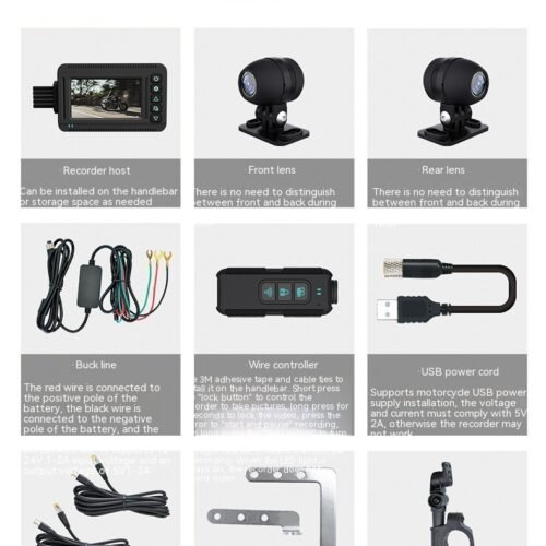 GPS Trajectory Of High-definition Motorcycle Waterproof Recorder