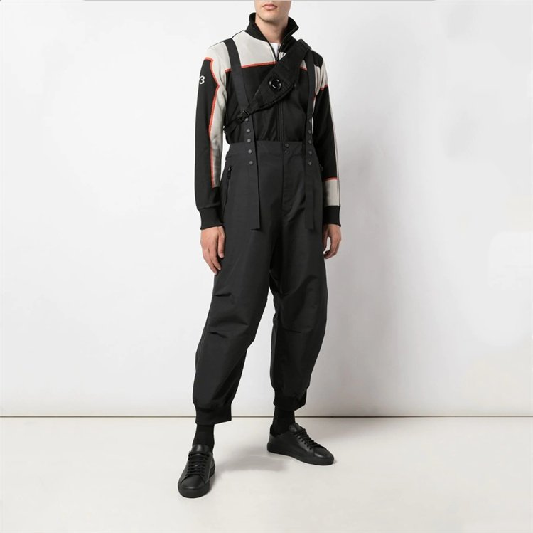Strap casual pants suit