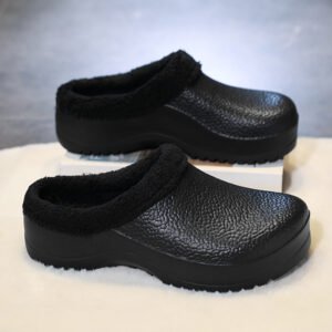 Fashion Personality Fleece-lined New Closed Toe Casual Sports Slippers Men