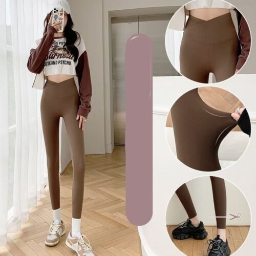 Cross Waist Shark Pants Wear High