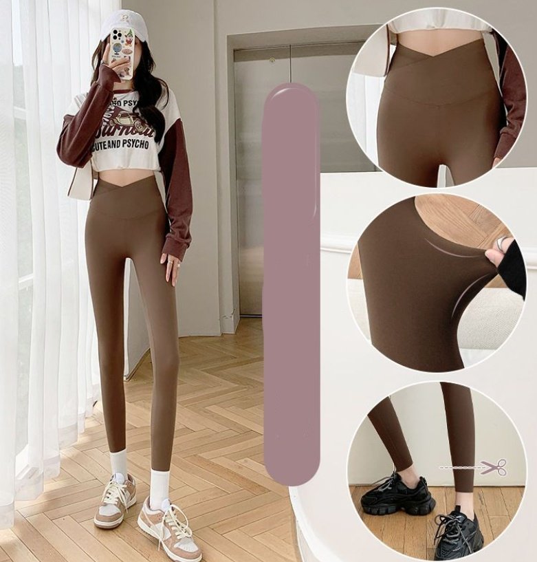 Cross Waist Shark Pants Wear High