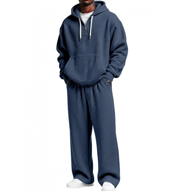 Solid Color Long Sleeved Long Pants Two-piece Set Sporty And Minimalist
