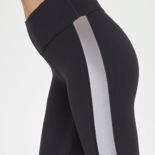 Fitness Leggings Leather Strap Stitching Nine Points Yoga Pants
