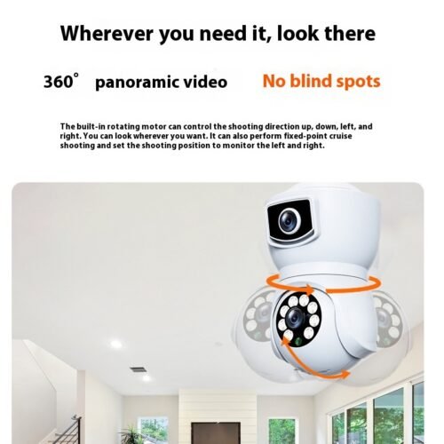 Lamp Head Type Surveillance Mobile Phone Remote Camera