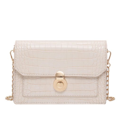 Stone Pattern PU Cross-body Bag with Shoulder Bag for Women