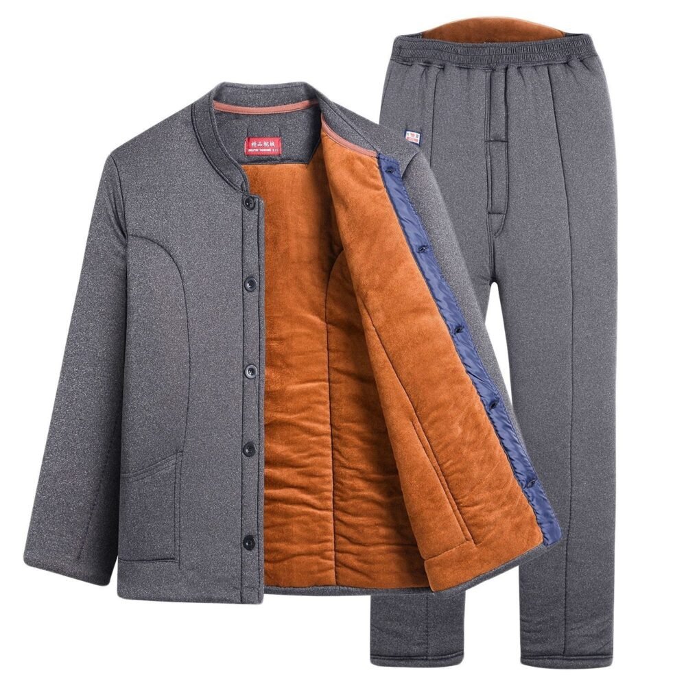 Loose Fitting Cotton Coat For Middleaged And Older Adults
