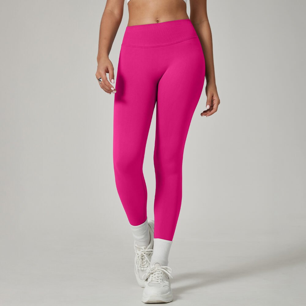 Seamless High Waist Yoga Pants Hip Lifting Workout Pants