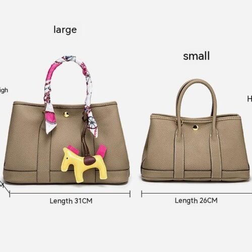 Large Capacity Wide Shoulder Strap Cross Body Bucket Bag