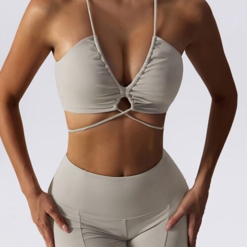 Camisole Yoga Bra Outer Wear Strap Beauty Back Suit