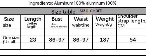 Metal Sequins Sling Party Nightclub Music Festival Sexy Hot Girl Top