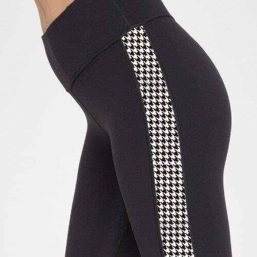 Fitness Leggings Leather Strap Stitching Nine Points Yoga Pants