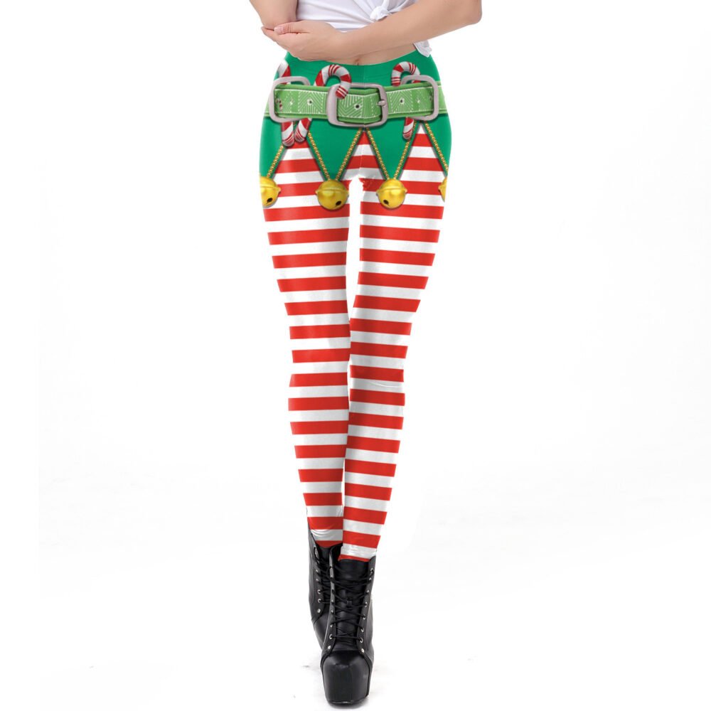 Sexy 3D Digitally Printed Slim-fit Leggings