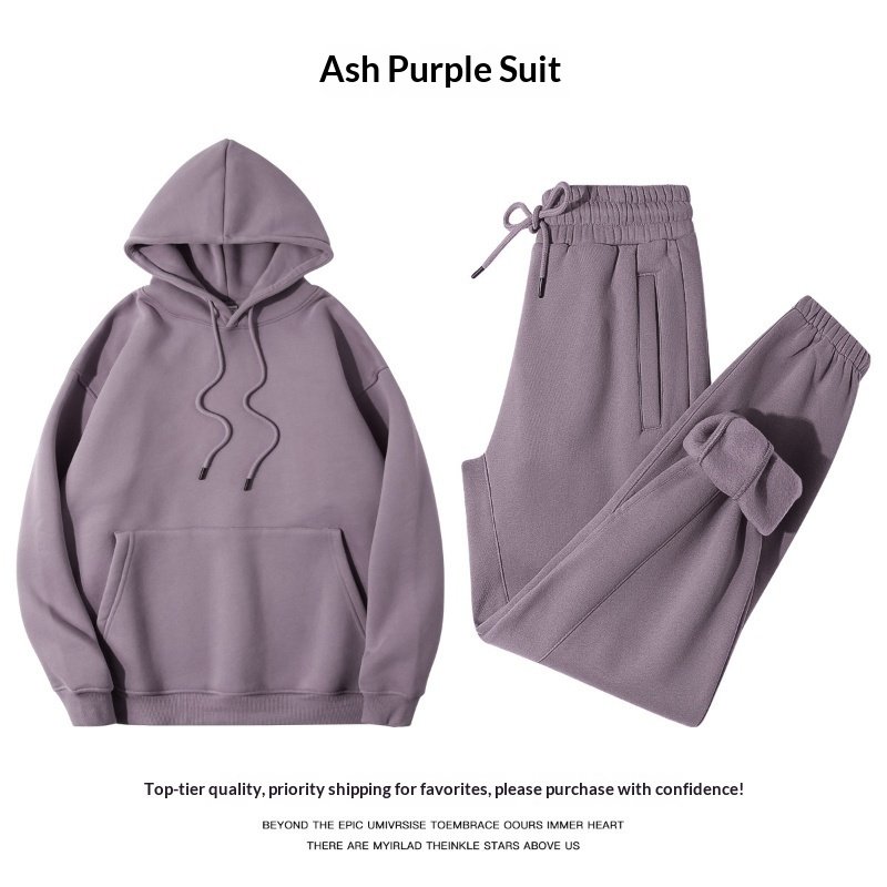 Womens Fleece-Lined Hoodie Heavyweight Solid-Color Drop-Shoulder Design With Extra Padding For Maximum Warmth