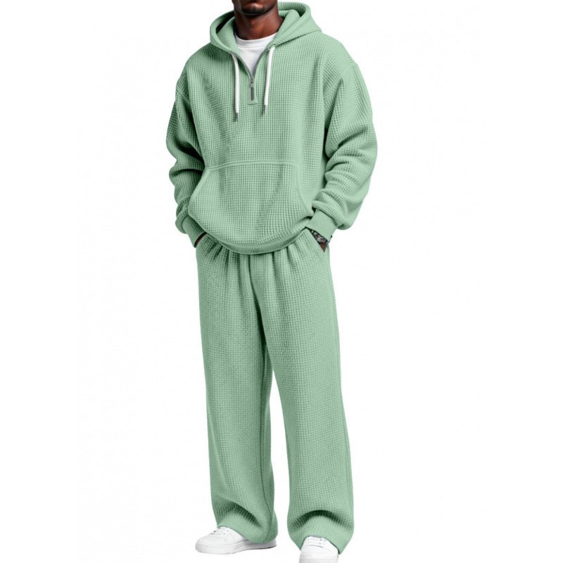 Solid Color Long Sleeved Long Pants Two-piece Set Sporty And Minimalist