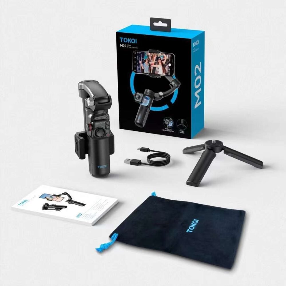 Intelligent AI Three-axis Head Stabilizer Tripod