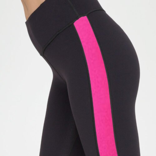 Fitness Leggings Leather Strap Stitching Nine Points Yoga Pants