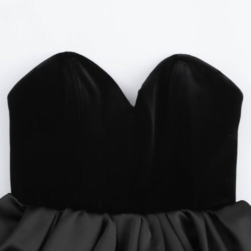 Versatile Sexy Velvet Tube Top With No Sleeves