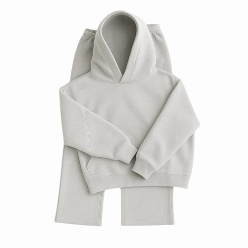 Men's Heavyweight Structured Hoodie - 3D Cut Sweatshirt with Adjustable Drawstring Hood and Ribbed Cuffs Hem