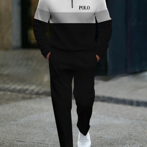 Casual Fashion Men's Long-Sleeve Pants Set