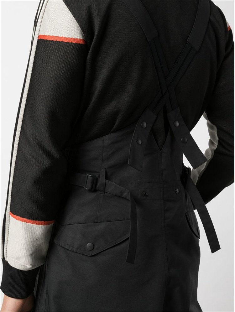 Strap casual pants suit