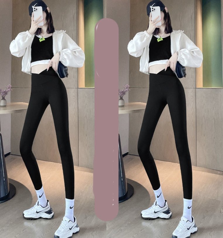 Cross Waist Shark Pants Wear High