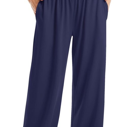 Women's Cross Waist Yoga Pants Loose Trousers Sports Pants