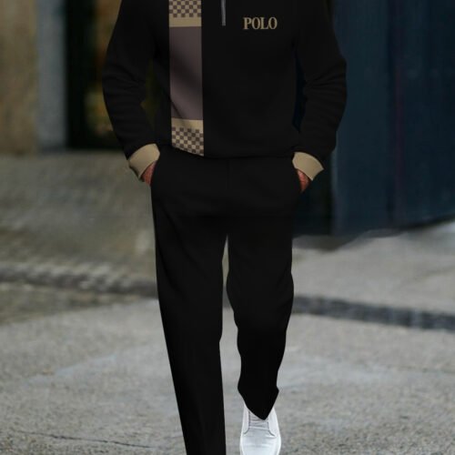 Casual Fashion Men's Long-Sleeve Pants Set