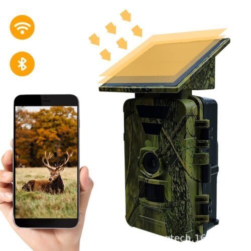 WIFI Solar Outdoor Camera 8K MP4 Type C Charging