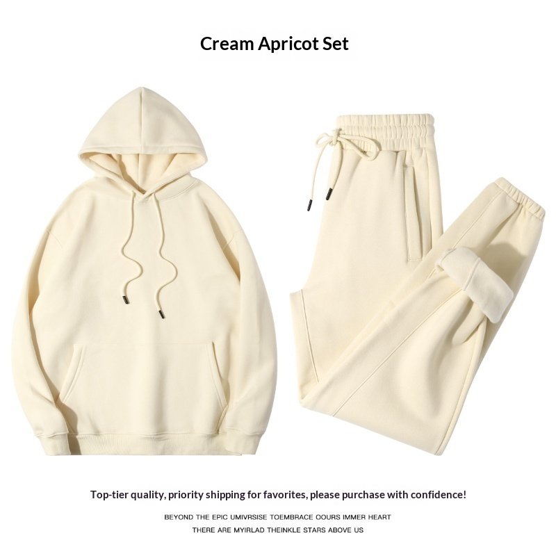 Womens Fleece-Lined Hoodie Heavyweight Solid-Color Drop-Shoulder Design With Extra Padding For Maximum Warmth