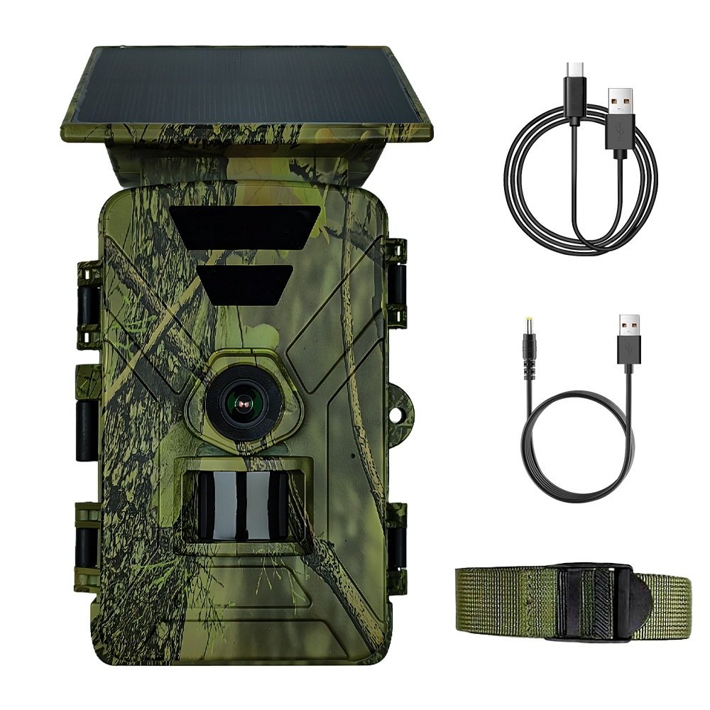 WIFI Solar Outdoor Camera 8K MP4 Type C Charging