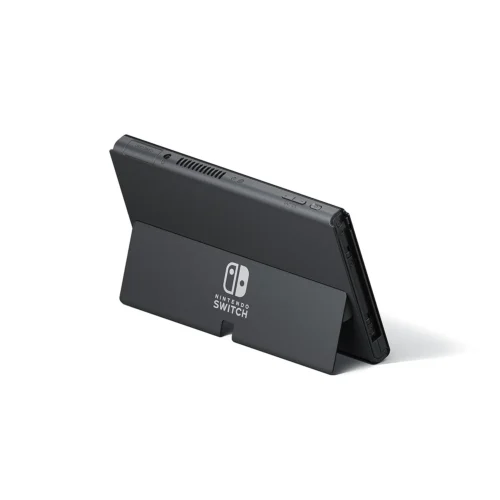 Nintendo Switch OLED Model – White & Black Joy-Con – Hong Kong Version (HK Charger Included, HK-to-US Plug Adapter)