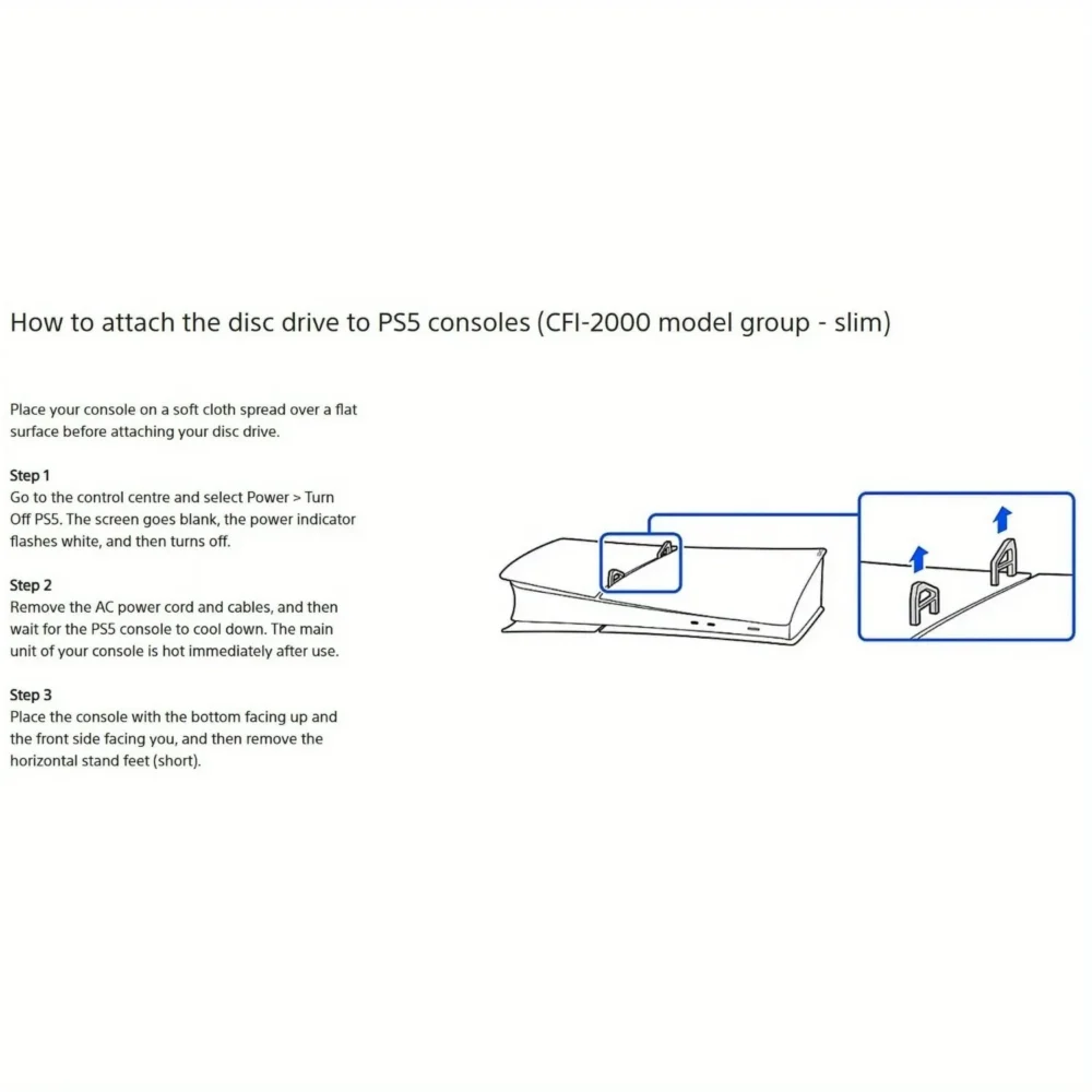 Disc Drive For Sony PlayStation 5 Digital Edition Consoles (slim)