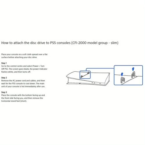 Disc Drive For Sony PlayStation 5 Digital Edition Consoles (slim)