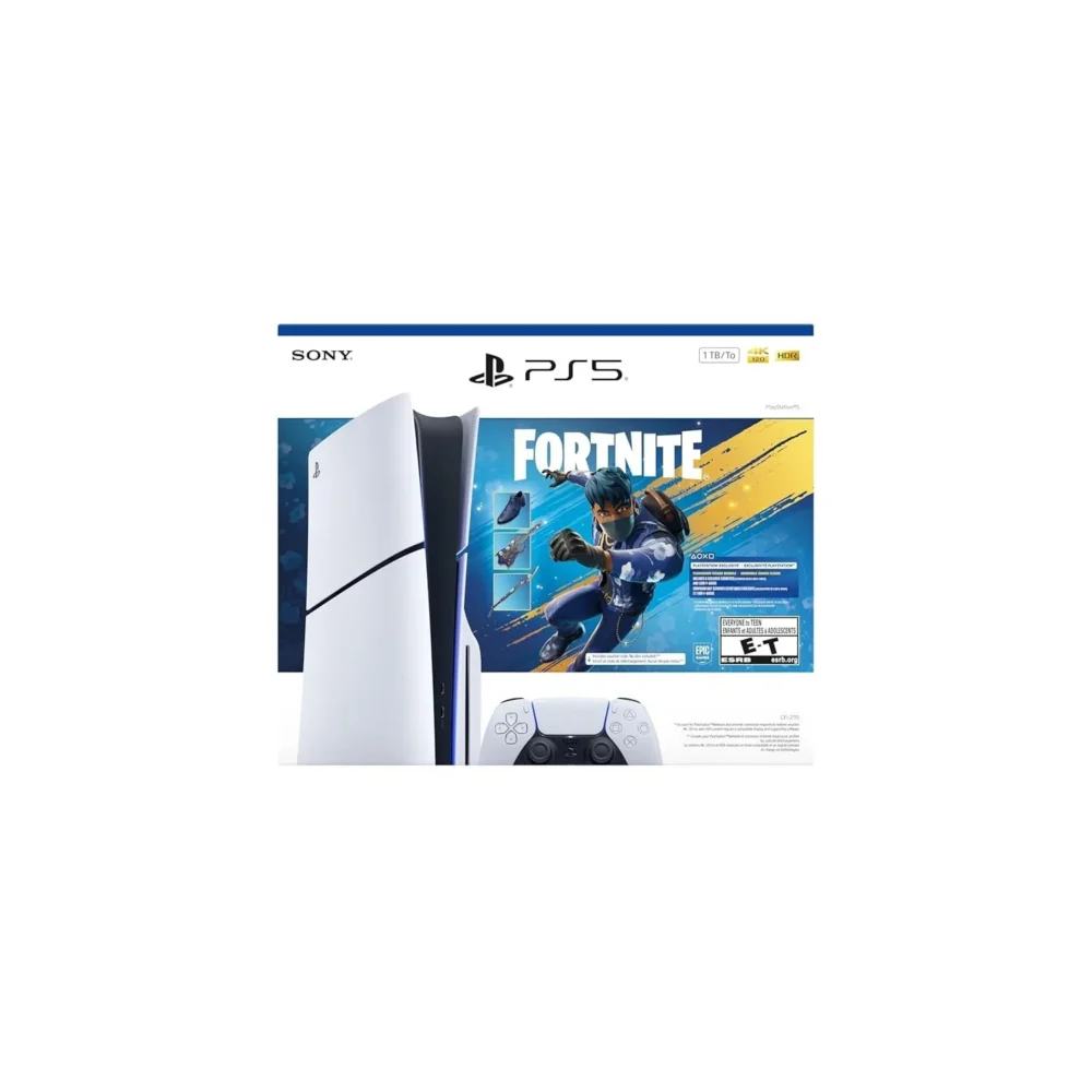 Sony PlayStation 5 Disc Console 1TB with Fortnite Flowering Chaos Bundle