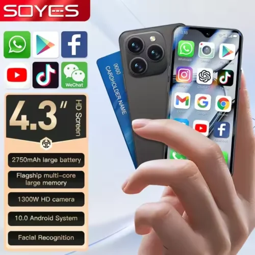 SOYES XS18 Pro Max Mini Smartphone 2GB RAM+16GB ROM 4G Network Full Band 2750mAh Mobile Phones Play Store Small Phone