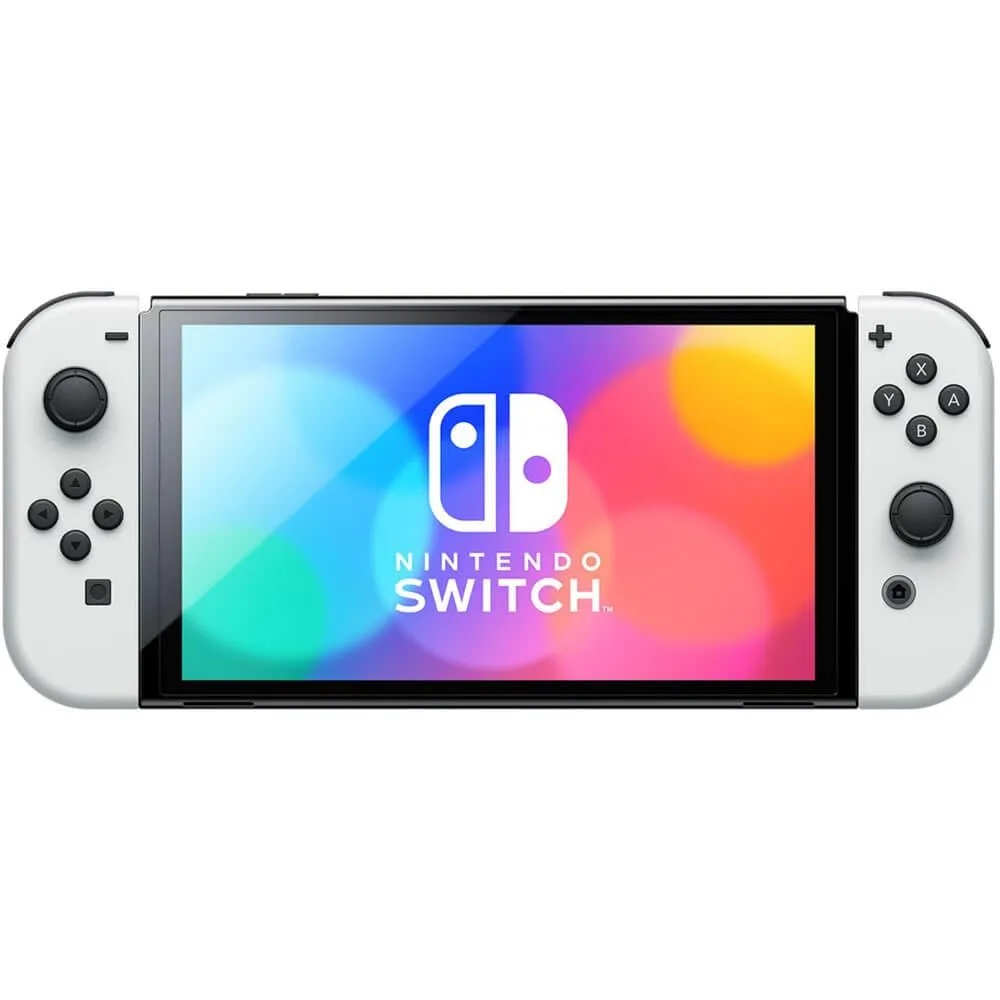 Nintendo Switch OLED Model: Mario Kart 8 Deluxe Bundle Multi White