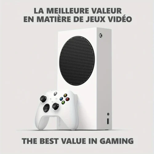 Gaming Console - Microsoft - Xbox Series S 512 GB All-Digital Console (Disc-free Gaming) - White