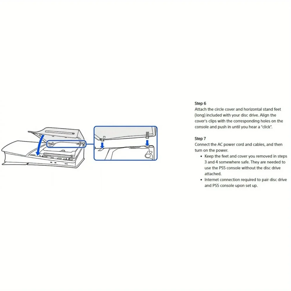 Disc Drive For Sony PlayStation 5 Digital Edition Consoles (slim)