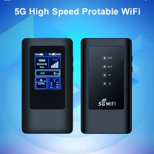 Mifis LTE Wifi Router 5g Lte with Sim Card Slot 4400mAh 4g Router Suitable for Laptops 1800MBPS M2A