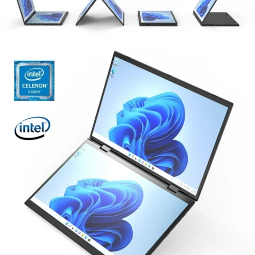 Factory 2025 New Ultrabook 11Inch Foldable Dual Touch Screen Intel I3 12th N100 Aluminum Yoga Laptops for Students and Designers