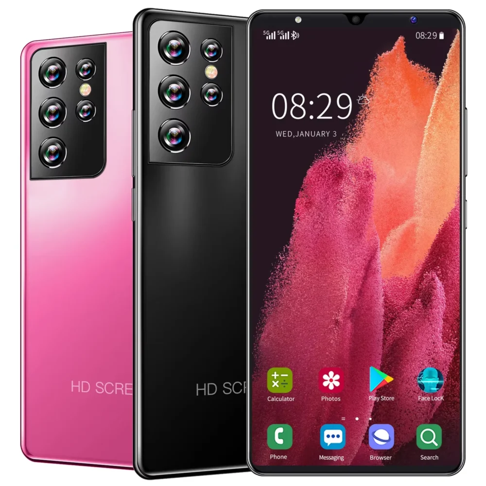 Cheap S21+ Ultra Mobile Android Phones 3G LTE Smartphone Cheap Phones 2G Wholesale Unlocked Smartphones
