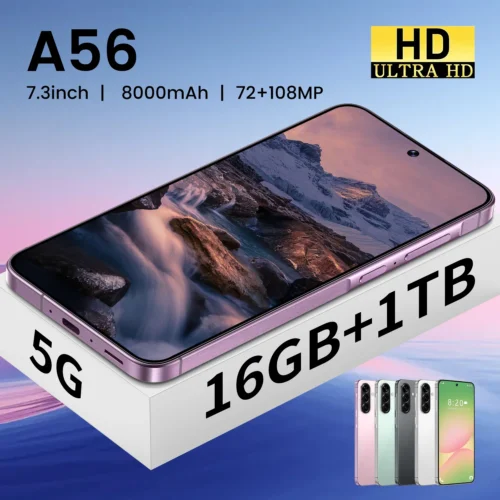 Original Phones A56 Smartphones for A56 8+256GB 5G Dual SIM Cellphone Mobile Phone