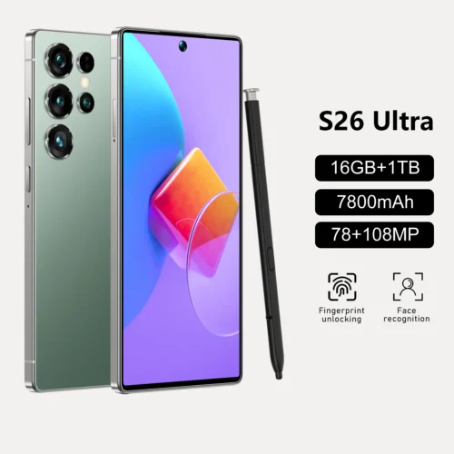 Best Selling Cellphones S26 16+1TB 48+108MP Global 5G Smartphone 7.3Inch Screen Cellphones for S26 ultra Smart Phone