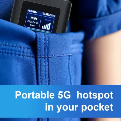 Mifis LTE Wifi Router 5g Lte with Sim Card Slot 4400mAh 4g Router Suitable for Laptops 1800MBPS M2A