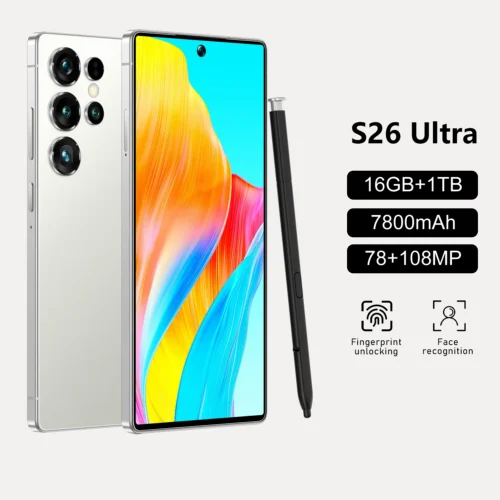 Best Selling Cellphones S26 16+1TB 48+108MP Global 5G Smartphone 7.3Inch Screen Cellphones for S26 ultra Smart Phone